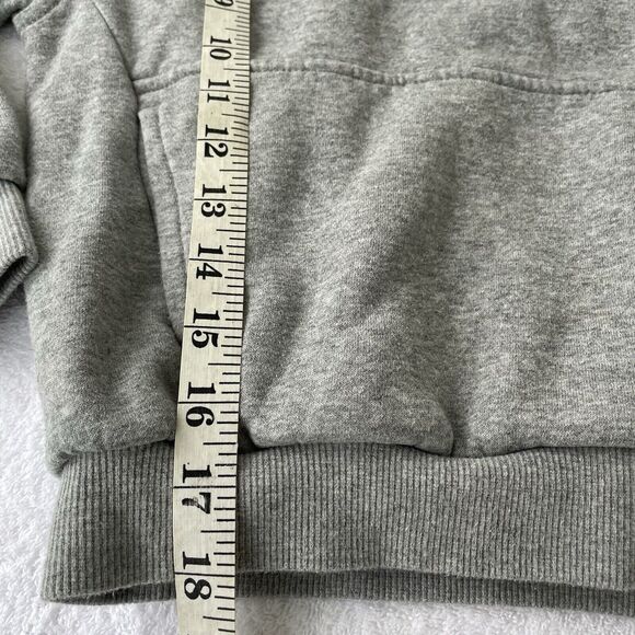 Nike Essential Pullover Hoodie Swoosh Kids Heather Light Gray SZ S (128-137 Cm) - Picture 7 of 7